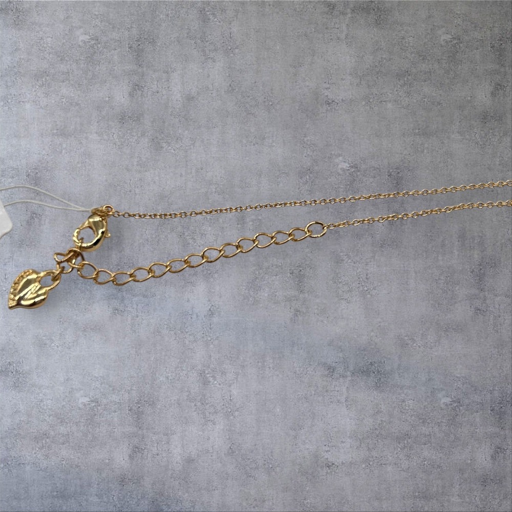 NEW Lot of 10 Gold Flower Necklaces Rhinestones Reseller Bundle Adjustable Chain - Picture 8 of 8